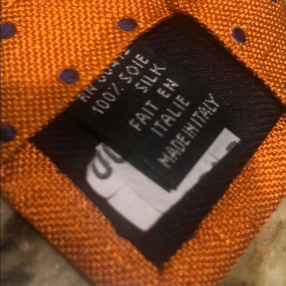 Burnt orange dark dot; made in Italy very clean - Picture 6 of 6